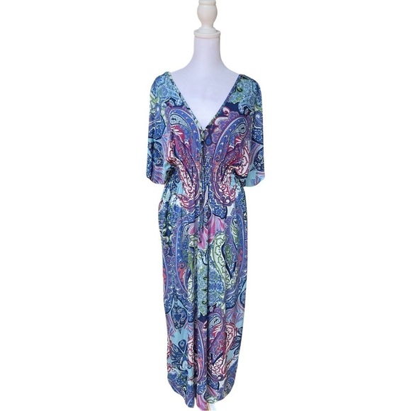 India Boutique Long Boho Maxi Dress OS - Picture 1 of 6